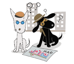 Sitang & Bobo the travellers sticker #5648212