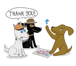 Sitang & Bobo the travellers sticker #5648213