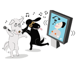 Sitang & Bobo the travellers sticker #5648216