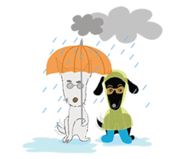 Sitang & Bobo the travellers sticker #5648218