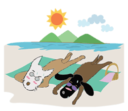 Sitang & Bobo the travellers sticker #5648219