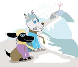 Sitang & Bobo the travellers sticker #5648225