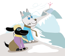 Sitang & Bobo the travellers sticker #5648225