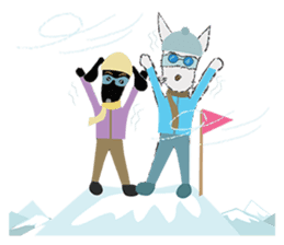 Sitang & Bobo the travellers sticker #5648226