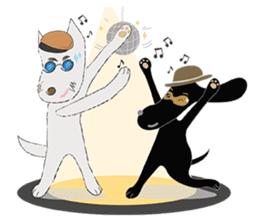 Sitang & Bobo the travellers sticker #5648229