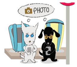 Sitang & Bobo the travellers sticker #5648230