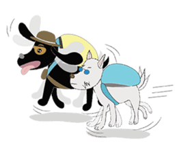 Sitang & Bobo the travellers sticker #5648231