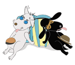 Sitang & Bobo the travellers sticker #5648232