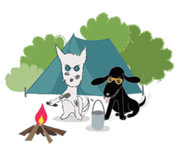 Sitang & Bobo the travellers sticker #5648234