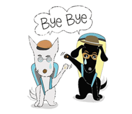 Sitang & Bobo the travellers sticker #5648242