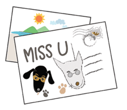 Sitang & Bobo the travellers sticker #5648243