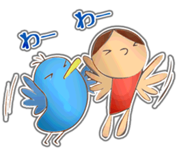 Chiruchiru and BlueBird sticker #5648720