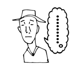 Guy to use when you do not say anything sticker #5649772