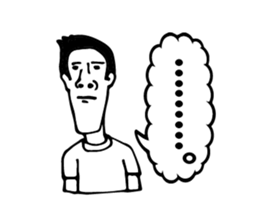 Guy to use when you do not say anything sticker #5649774