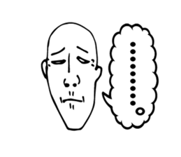 Guy to use when you do not say anything sticker #5649775