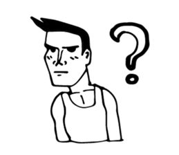 Guy to use when you do not say anything sticker #5649776