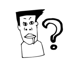 Guy to use when you do not say anything sticker #5649779