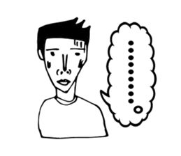 Guy to use when you do not say anything sticker #5649789
