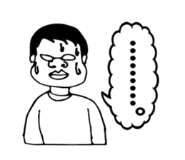 Guy to use when you do not say anything sticker #5649791