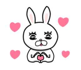 Wow cool rabbit sticker #5650009