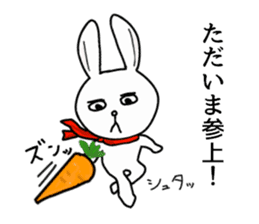 Wow cool rabbit sticker #5650025