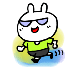 Marathon runners sticker #5650088