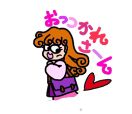 reaction of the women company employees. sticker #5651367