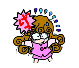 reaction of the women company employees. sticker #5651385