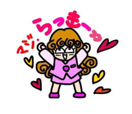 reaction of the women company employees. sticker #5651387