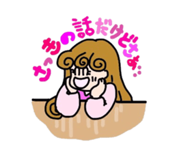 reaction of the women company employees. sticker #5651389