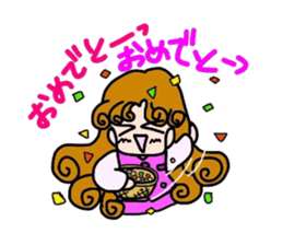 reaction of the women company employees. sticker #5651391