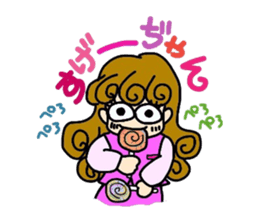 reaction of the women company employees. sticker #5651395