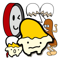 Happy Tamagon and his friends