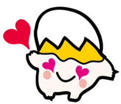 Happy Tamagon and his friends sticker #5651487