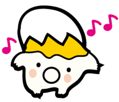 Happy Tamagon and his friends sticker #5651490
