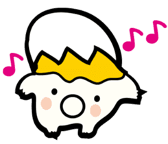 Happy Tamagon and his friends sticker #5651490