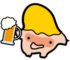 Happy Tamagon and his friends sticker #5651492