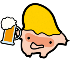 Happy Tamagon and his friends sticker #5651492