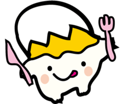Happy Tamagon and his friends sticker #5651493