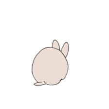 Daily life of a rabbit and a chick sticker #5651920