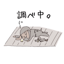 Daily life of a rabbit and a chick sticker #5651927
