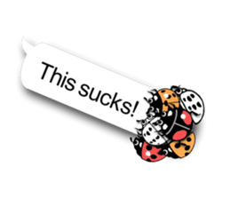 A lot of insects(English) sticker #5651962