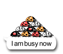 A lot of insects(English) sticker #5651965