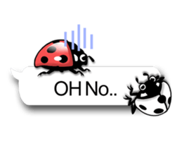 A lot of insects(English) sticker #5651975