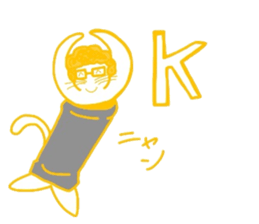 Everyday cat that yearn to human 2 sticker #5652480