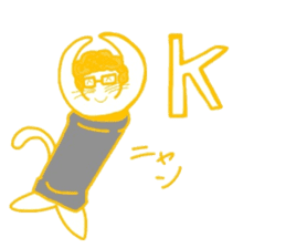 Everyday cat that yearn to human 2 sticker #5652480