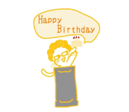 Everyday cat that yearn to human 2 sticker #5652496