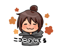 Hoodie Girl "Parka-chan" sticker #5653035