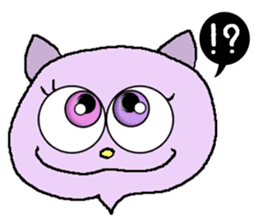 Mysterious cat odd eye sticker #5653322