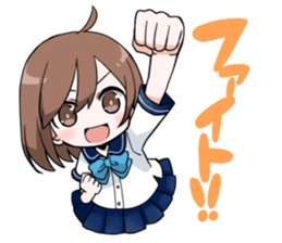 various uniform girls sticker #5654884